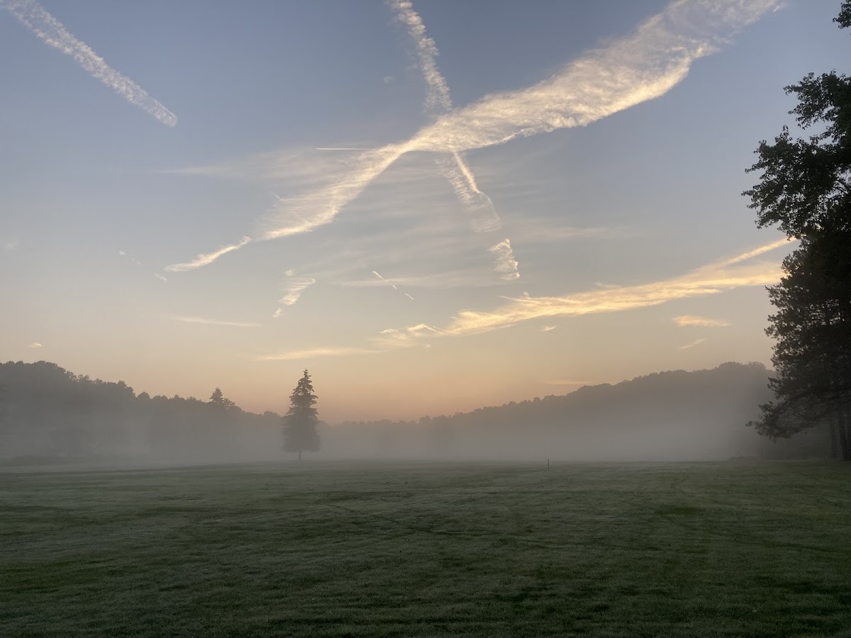 Sunrise outside the Tannery