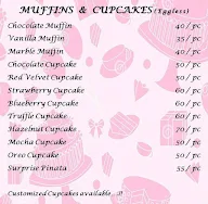 The Cakesmith menu 2