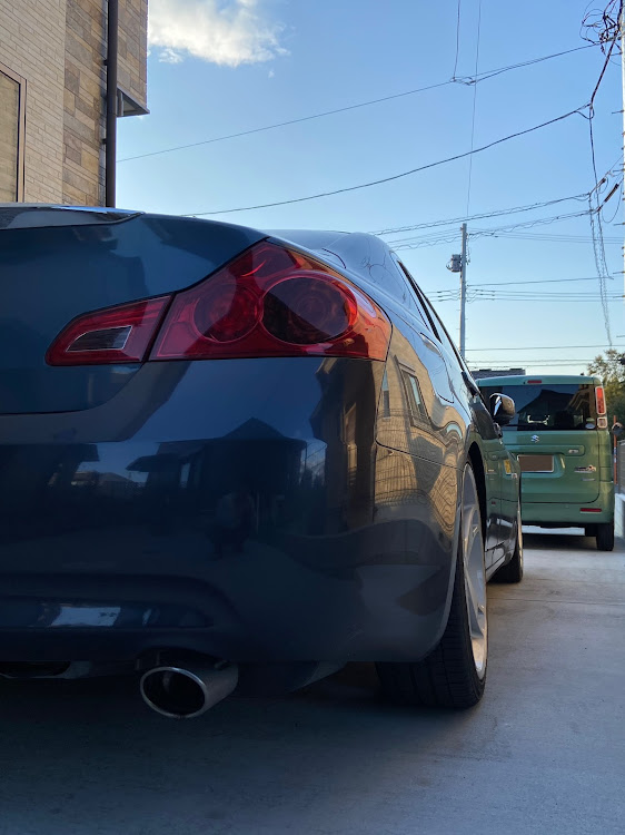 スカイラインの代車・MK52S・スペーシア・ツールグリーンパールメタリックに関するカスタム事例の投稿画像3枚目