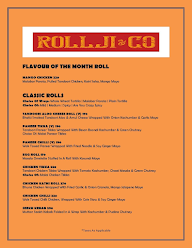 Rollji & Co. menu 1