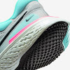 zoom x invincible run flyknit gray fog / dynamic turquoise / hyper pink / black