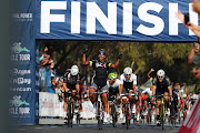 Nolan Hoffman wins the Men's Elite race during the 2018 Cape Town Cycle Tour in Cape Town on 11 March 2018.