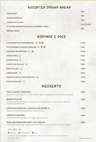 Oppheem 2.0 menu 1
