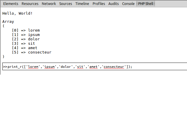 PHP shell Preview image 0