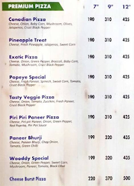 Wooddy Jhones Pizza menu 2