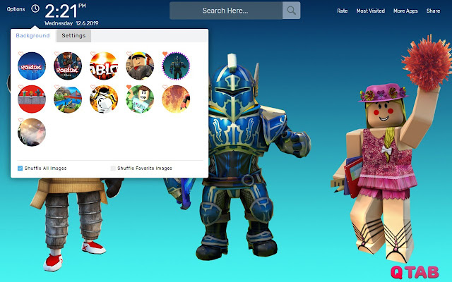 roblox wallpapers new tab chrome extension youtube