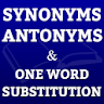 Synonyms, Antonyms & One Word icon