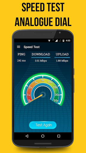 Screenshot Internet Speed Test, 4G Speed 