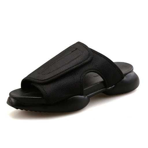 Title 2, Mens Thick-soled Slip-on Slippers, Breathable,...