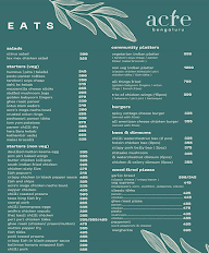 Acre Bengaluru menu 6