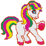 Cover Image of Tải xuống Pony Color theo số - Unicorn Pixel Art Coloring 1.1 APK