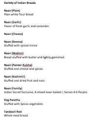 Dainty Foods menu 4