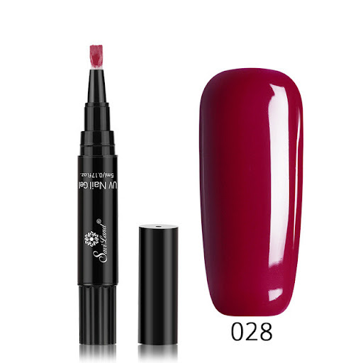 Title 48, 3 In 1 Gel Nail Varnish Pen Glitter One Step Na...