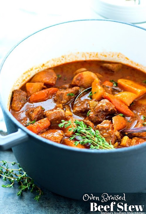 Oven Braised Beef Stew