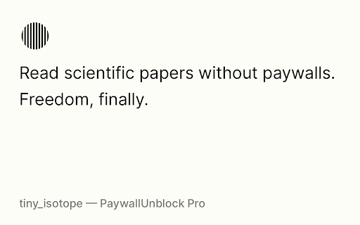 tiny_isotope — PaywallUnblock Pro