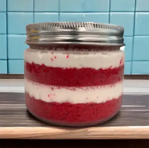 Red Velvet Mousse Cake Jar