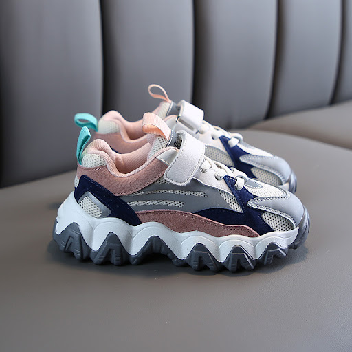 Title 4, Velcro Student Sneakers Easy On and Off Shoes f...
