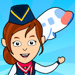 Cover Image of 下载 My Airport City: Kids Town Airplane Games for Free 1.0 APK