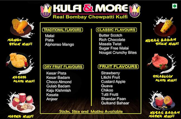 Kulfi And More menu 