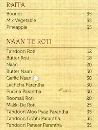 Pind Balluchi Express menu 8