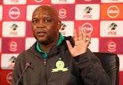 Pitso Mosimane, coach of Mamelodi Sundowns during the Absa Premiership 2018/19 Player and Coach of the Month at the PSL Offices, Johannesburg on the 06 March 2019.