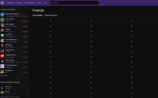 dankCircle preloader for Twitch