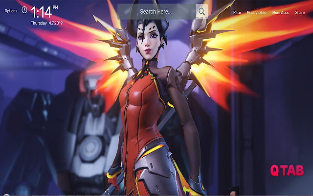 Overwatch Mercy Wallpapers HD Theme