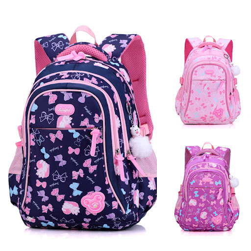 Title 6, Printed Cartoon Schoolbag For Primary School St...