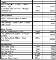 Myilai menu 2