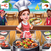 Super Chef Beach Bbq Kitchen Story Cooking Games  for PC Windows and Mac