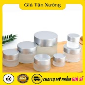 Hũ Hộp Chiết Mỹ Phẩm Trùm Sỉ Hũ Hộp Kem Thủy Tinh Mờ 5G, 10G, 15G, 20G, 30G, 50G Chiết Mỹ Phẩm , Phụ Kiện Du Lịch