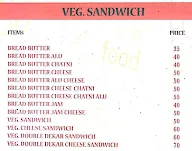 Vandana Fast Food menu 7