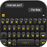 Luxury Golden Black Keyboard T icon