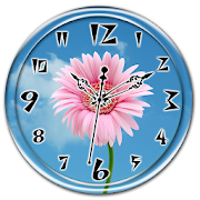 Gerberas Clock Live Wallpaper  Icon