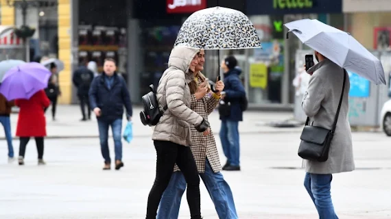 Danas u Srbiji svežije, u centralnim i južnim krajevima obilnija kiša