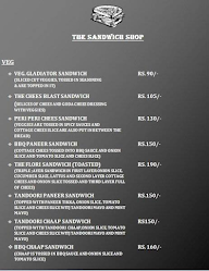 The Sandwich Shop menu 1