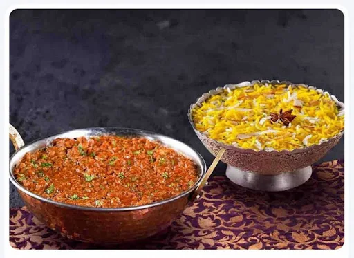 Chicken Keema With Biryani Rice Combo (Serves 1)