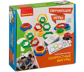 Настольная игра Скоростные фигуры Bondibon за 1 043 руб.