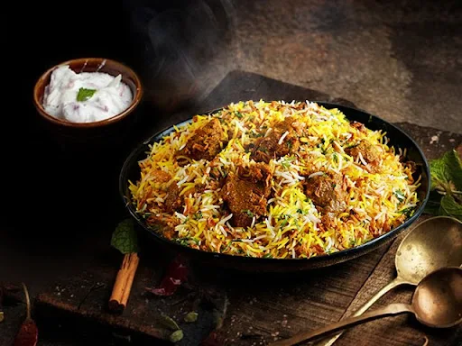 Mutton Dum Biryani (Boneless, Serves 1)