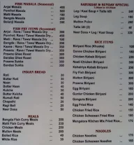 Mangalore Kitchen menu 2