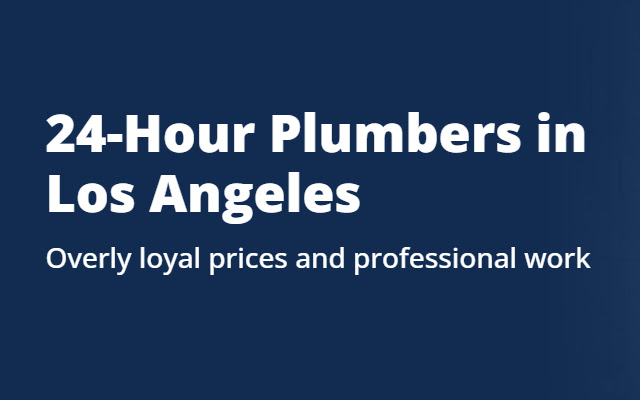 Plumbers in Los Angeles chrome extension