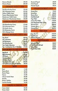 Reddy's Fast Food & Family Restaurant menu 1