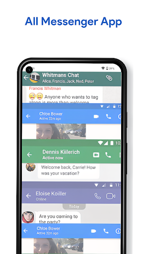 Screenshot App Messenger -Messages, Video