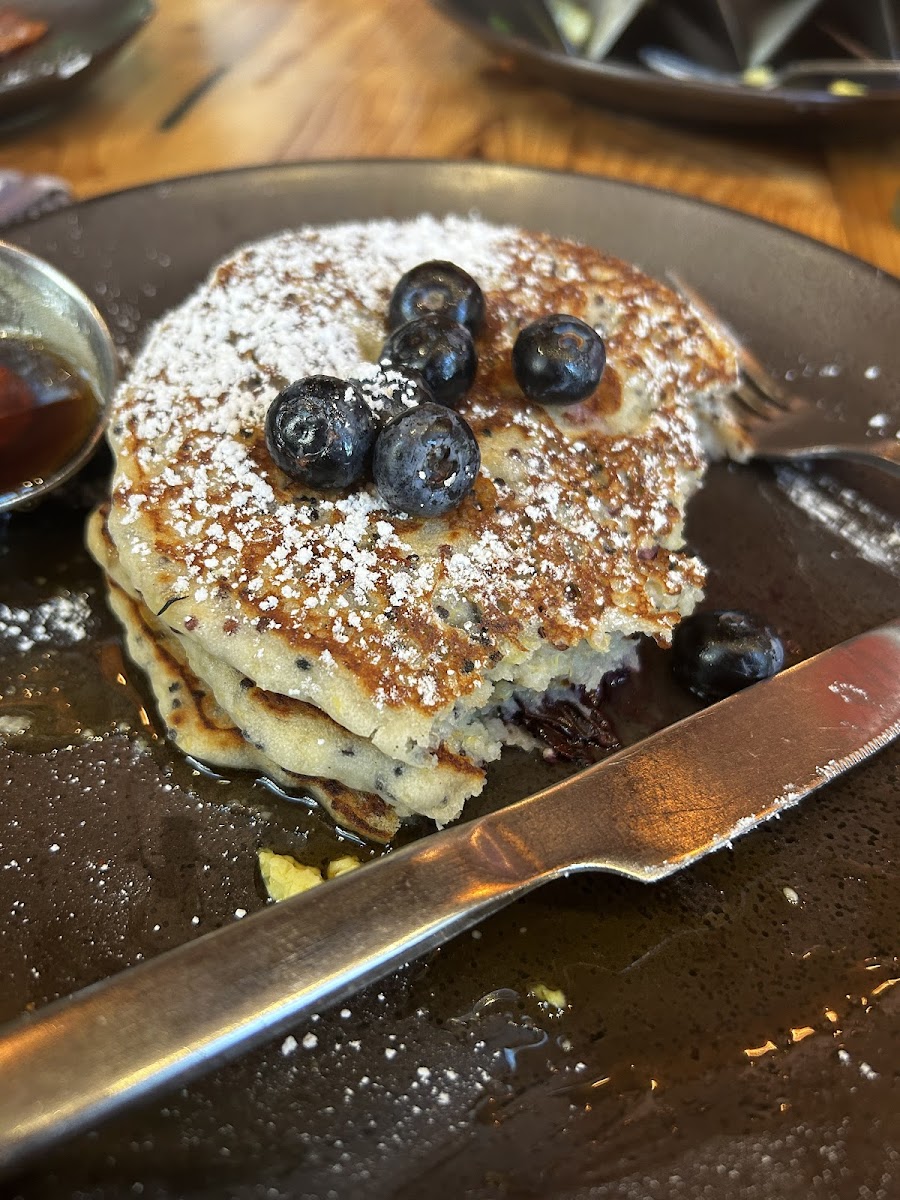 Gluten-Free Pancakes at Moondog Cafe