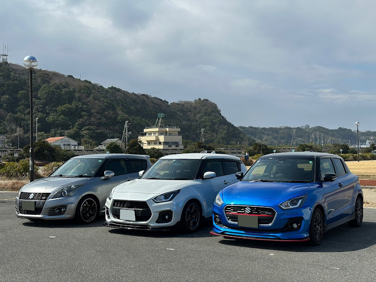 スイフトRSの御前崎マリンパークMT・御前崎マリンパーク・御前崎・夜勤明け・ラーメンに関するカスタム事例の投稿画像1枚目