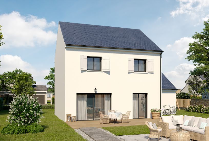  Vente Terrain + Maison - Terrain : 522m² - Maison : 98m² à Saint-Pierre-lès-Nemours (77140) 