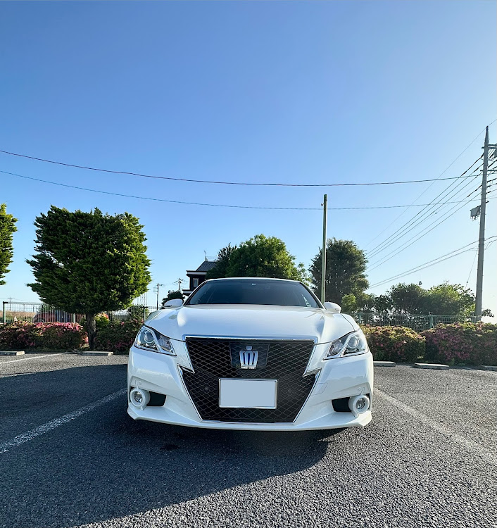 クラウンアスリートの21クラウン・クラウンアスリート・ガールズオーナー・洗車・自動車税の季節ですねに関するカスタム事例の投稿画像1枚目
