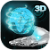 Transparent Thème Earth 3D icon