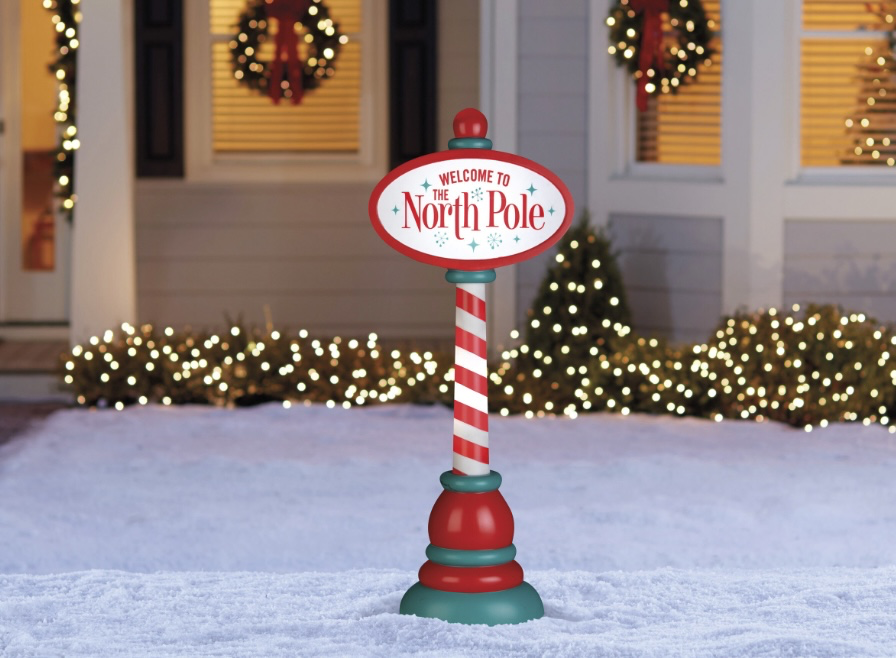 Blow Mold North Pole 