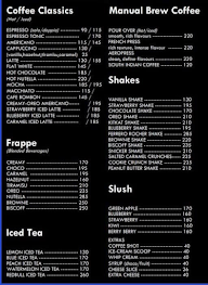 Dutch Coffee House menu 1